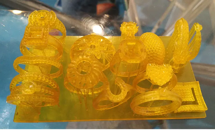 Ювелирный стоматологический 3d принтер с ЖК дисплеем УФ отверждаемая STL molde