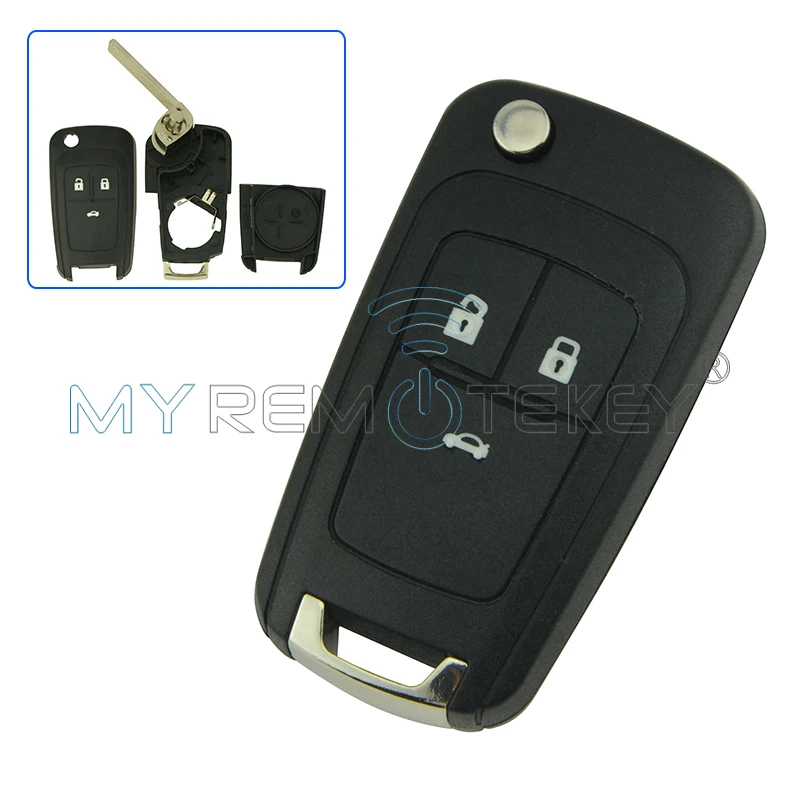 Flip Remote Car Key Shell Case Cover 3 Button HU100 Key Blade for Buick for Chevrolet Cruze Folding Car Key Remtekey
Flip Remote Car Key Shell Case Cover 3 Button HU100 Key Blade for Buick for Chevrolet Cruze Folding Car Key Remtekey