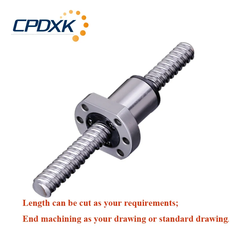 C7 Ball Screw China SFS1210 With BK/BF10 End Machining 230mm 1 Pc + Ball Bearing Nut SFU1210 1pc Made In China 
C7 Ball Screw China SFS1210 With BK/BF10 End Machining 230mm 1 Pc + Ball Bearing Nut SFU1210 1pc Made In China