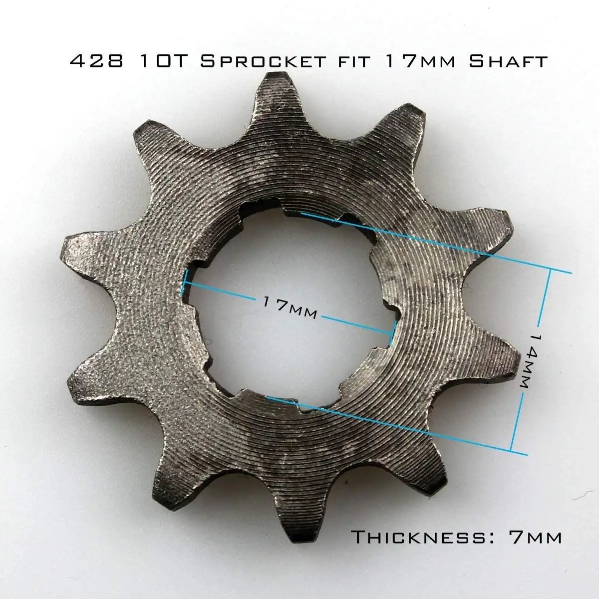 Xzilla Sprocket Front 428-10T 17mm Motorcycle ATV Dirtbike Motorcycle Parts Free Shipping
Xzilla Sprocket Front 428-10T 17mm Motorcycle ATV Dirtbike Motorcycle Parts Free Shipping
