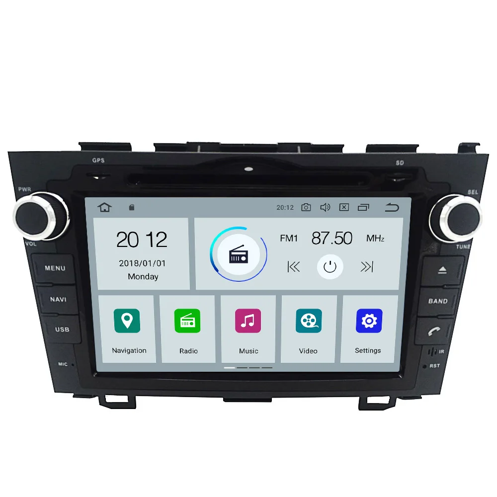 Aotsr Android 9 0 GPS навигация автомобильный dvd-плеер для Honda CRV CR-V 2006-2011 Мультимедиа 2 din