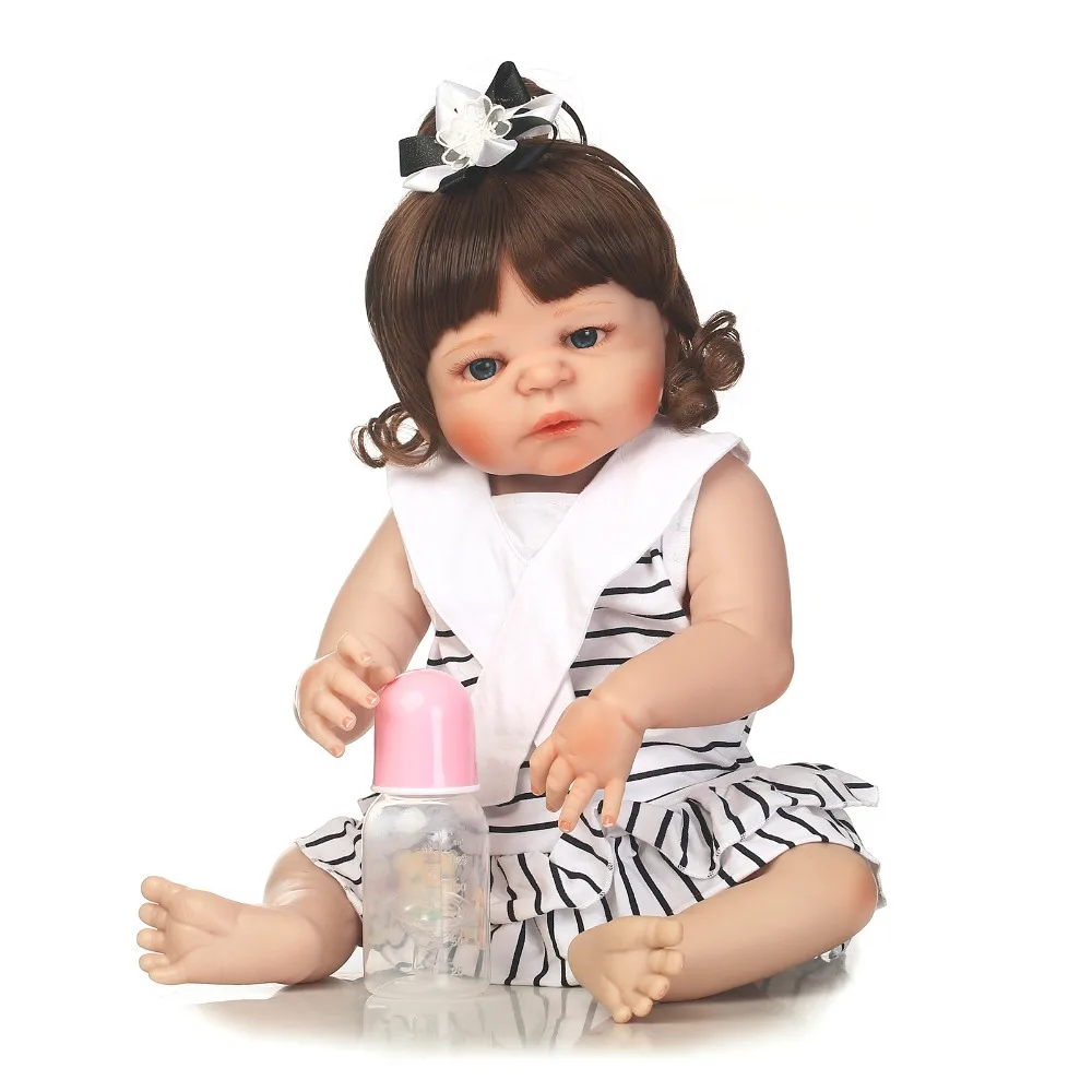 Dollmai коллекция волос укорененные реалистичные куклы Reborn Baby Мягкие силиконовые 22 "/55 см реалистичные куклы для новорожденных девочек на день ...
Dollmai коллекция волос укорененные реалистичные куклы Reborn Baby Мягкие силиконовые 22 "/55 см реалистичные куклы для новорожденных девочек на день ...