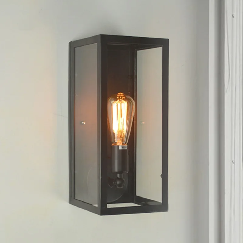 American Creative Wall Lamp Retro Industrial Wind Wrought Iron Pandora Glass Box Restaurant Cafe Bar Aisle Wall Light Sconce
American Creative Wall Lamp Retro Industrial Wind Wrought Iron Pandora Glass Box Restaurant Cafe Bar Aisle Wall Light Sconce