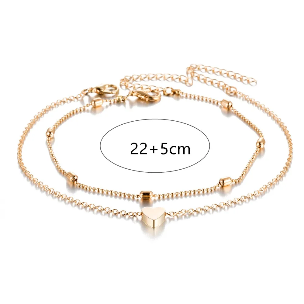 Female Heart Anklets Barefoot Crochet Sandals Foot Jewelry New Ankle Ankle Foot Anklets Bracelets For Women Leg Chain
Female Heart Anklets Barefoot Crochet Sandals Foot Jewelry New Ankle Ankle Foot Anklets Bracelets For Women Leg Chain