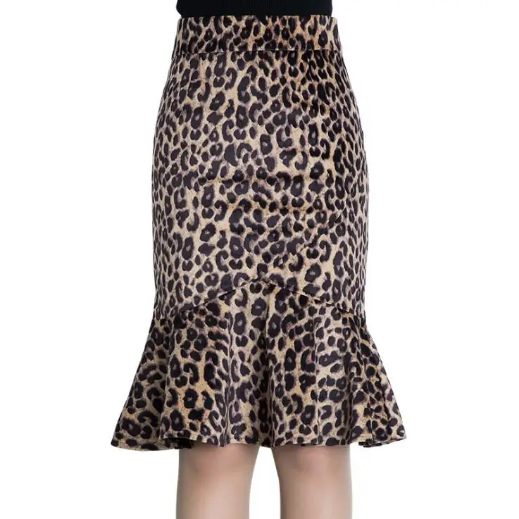 2019 spring Korean Sexy Slim Woman Mermaid Skirt Leopard Skirt Women Autumn Winter High Waist Skirts Fashion Pencil Skirt M-4XL
2019 spring Korean Sexy Slim Woman Mermaid Skirt Leopard Skirt Women Autumn Winter High Waist Skirts Fashion Pencil Skirt M-4XL