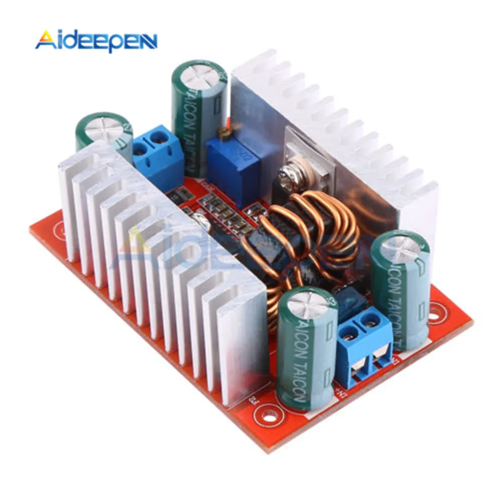 DC 400W 15A Step-up Boost Converter Constant Current Power Supply LED Driver 8.5-50V to 10-60V Voltage Charger Step Up Module
DC 400W 15A Step-up Boost Converter Constant Current Power Supply LED Driver 8.5-50V to 10-60V Voltage Charger Step Up Module