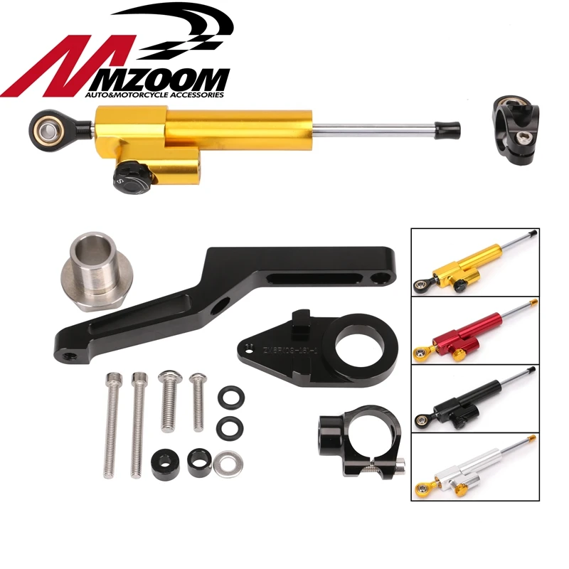 Motorcycle Aluminium Steering Stabilizer Damper Mounting Bracket Kit For KAWASAKI ZX-6R 2009-2016
Motorcycle Aluminium Steering Stabilizer Damper Mounting Bracket Kit For KAWASAKI ZX-6R 2009-2016