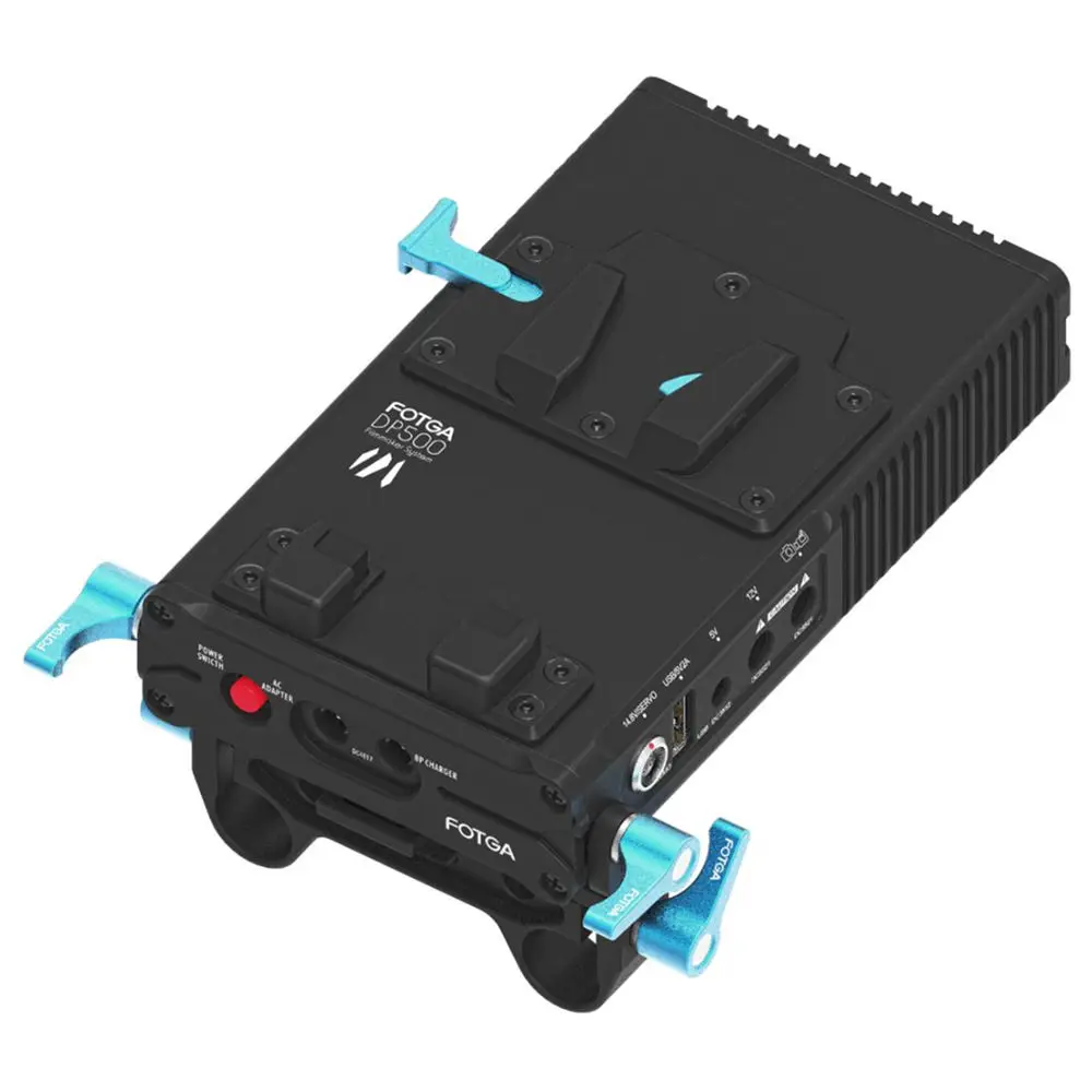 FOTGA DP500III V-Mount Uninterrupted Built-in 90 Degree rod clamp Power Supply BP Battery Plate Lock DSLR Rig Camcorders
FOTGA DP500III V-Mount Uninterrupted Built-in 90 Degree rod clamp Power Supply BP Battery Plate Lock DSLR Rig Camcorders