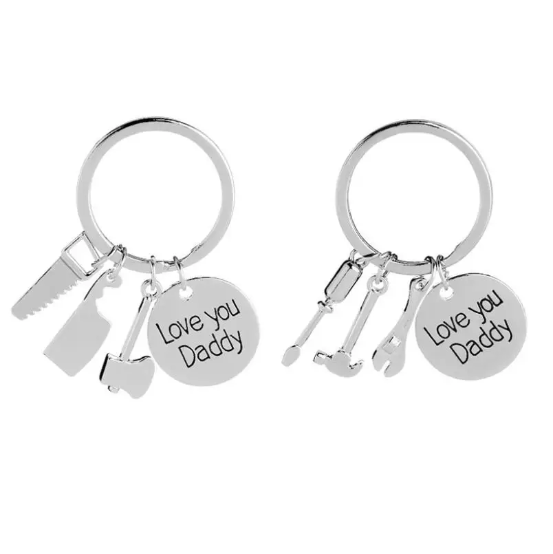 Zinc Alloy Luxury Love You Daddy Key Chain For Father Day Hammer Screwdriver Wrench Charms Keys LX6752
Zinc Alloy Luxury Love You Daddy Key Chain For Father Day Hammer Screwdriver Wrench Charms Keys LX6752