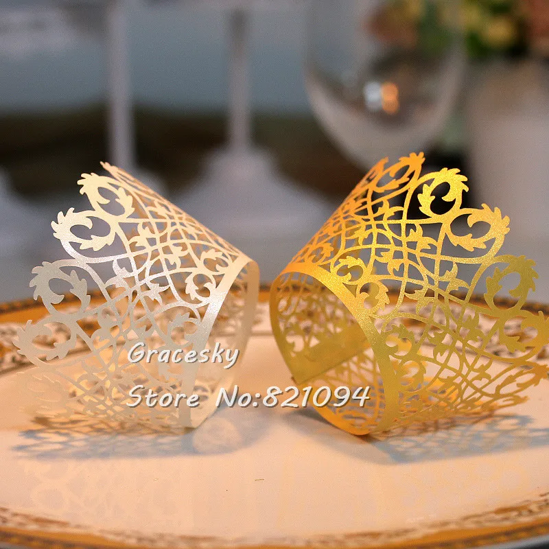 50pcs White GOLD Laser Cut Lace design European wedding Cupcake Wrappers Baking Cake holders Party Cupcake accessory.24colors
50pcs White GOLD Laser Cut Lace design European wedding Cupcake Wrappers Baking Cake holders Party Cupcake accessory.24colors