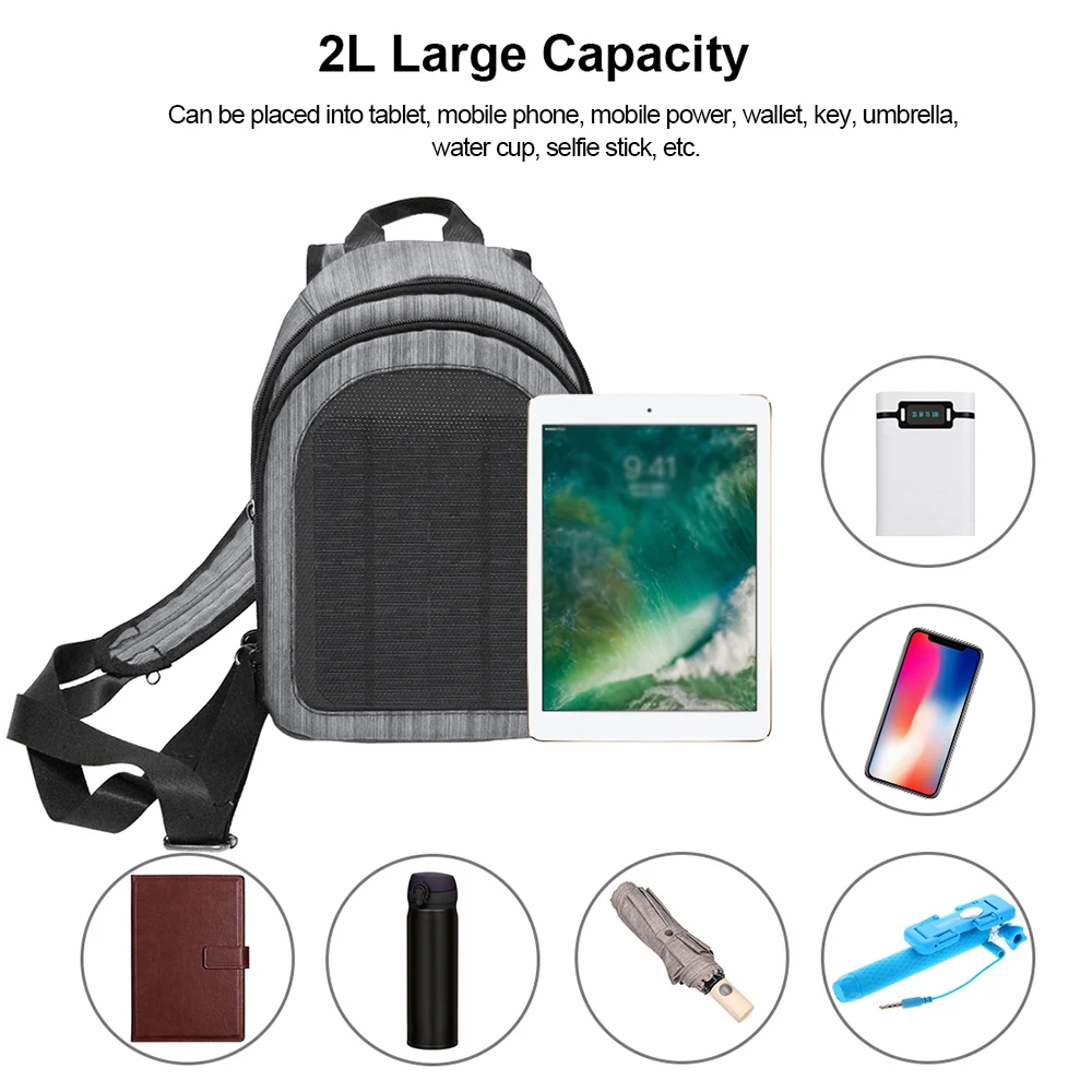 HAWEEL Solar Backpack Camping Walking Cycling Travel sports Bag Solar Panel Charging High Capacity Waterproof Notebook Men Women
HAWEEL Solar Backpack Camping Walking Cycling Travel sports Bag Solar Panel Charging High Capacity Waterproof Notebook Men Women