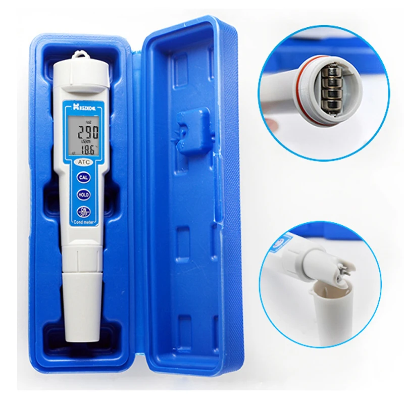 CT-3030 Conductivity Meter Measurement range:0 -1999 uS Pen type digital conductivity tester
CT-3030 Conductivity Meter Measurement range:0 -1999 uS Pen type digital conductivity tester