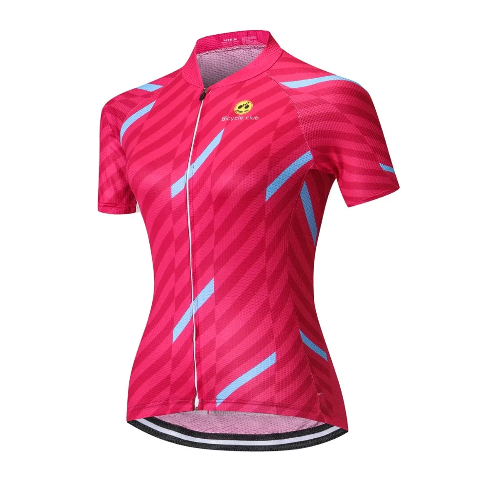 2021 Women's Short Sleeve Cycling Jersey Quick Dry Breathable Mountain Bike Clothing Full Zip Tops Cycling Shirt Rose Red
2021 Women's Short Sleeve Cycling Jersey Quick Dry Breathable Mountain Bike Clothing Full Zip Tops Cycling Shirt Rose Red