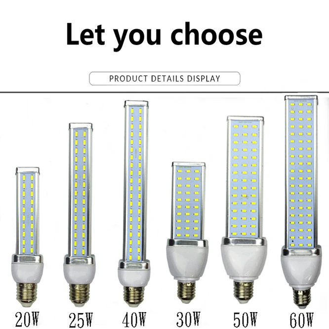 

20 PCS/LOT 5730 LED lamp Corn light 20W 25W 30W 40W 50W 60W Led Bulb E27 AC 85-265V High brightness energy-saving IP55 Lamp bead