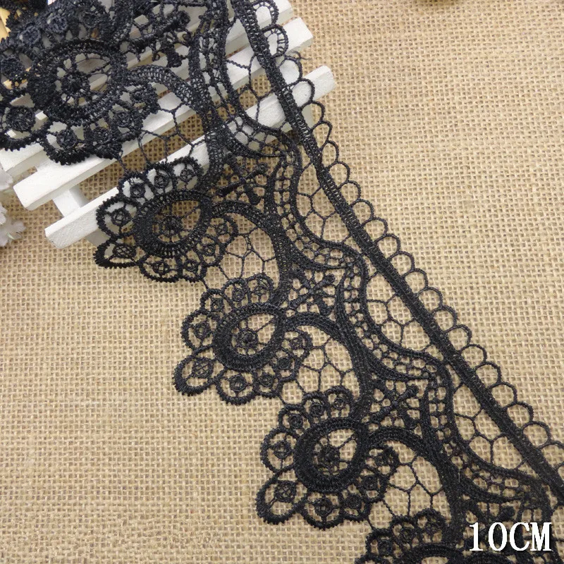 10 Yards Vintage Embroidered lace 10CM Wide fabric Water soluble Edge Trim Ribbon wedding bridal Applique DIY Sewing Crafts
10 Yards Vintage Embroidered lace 10CM Wide fabric Water soluble Edge Trim Ribbon wedding bridal Applique DIY Sewing Crafts