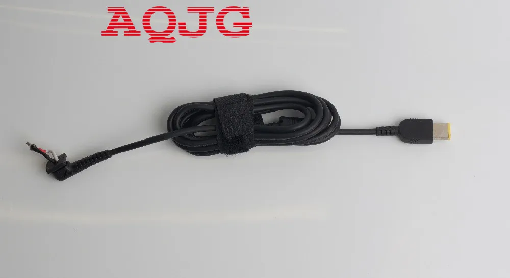 

AQJG USB Square yellow pin DC Power Charger Plug Cable connector for lenovo IBM Laptop adapter Square Interface DC cable