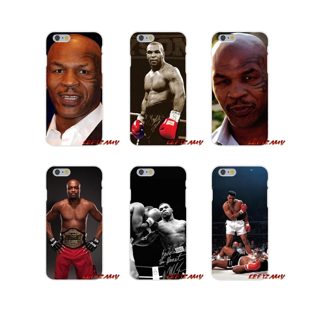 Аксессуары чехлы для телефонов Чехлы боксерские king Mike Tyson punch iPhone X 4 4S 5 5S 5C SE 6 6S 7 8