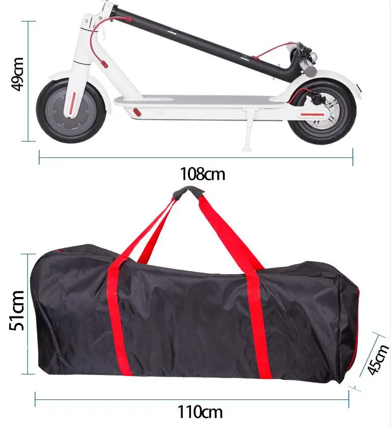 Портативная сумка из ткани Оксфорд для скутера переноски Xiaomi Mijia M365