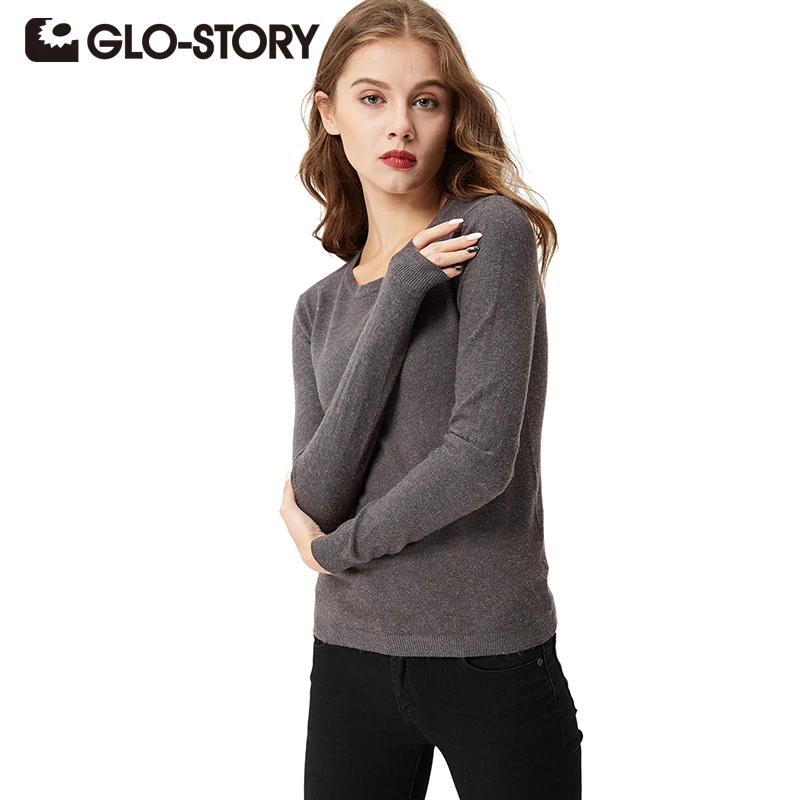 GLO-STORY Women Sweaters and Pullovers 2018 Plus-size Long Sleeve Sweaters Jumper Womens Sweater Winter Pullover WMY-2610
GLO-STORY Women Sweaters and Pullovers 2018 Plus-size Long Sleeve Sweaters Jumper Womens Sweater Winter Pullover WMY-2610