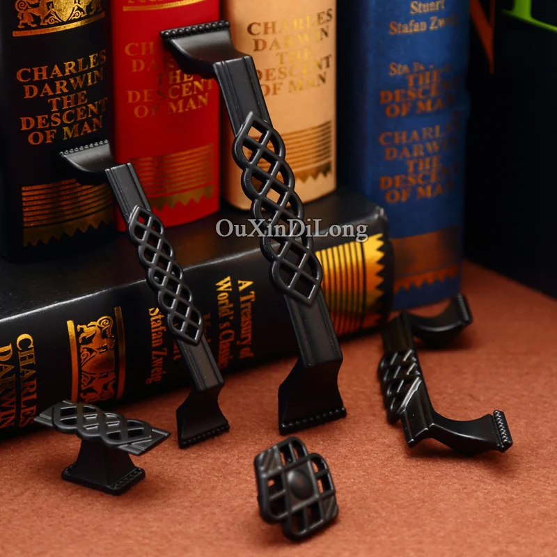 Stunning 2PCS European Classic Black Kitchen Cabinet Door Handles Cupboard Wardrobe Drawer Cabinet Pulls Handles and Knobs
Stunning 2PCS European Classic Black Kitchen Cabinet Door Handles Cupboard Wardrobe Drawer Cabinet Pulls Handles and Knobs