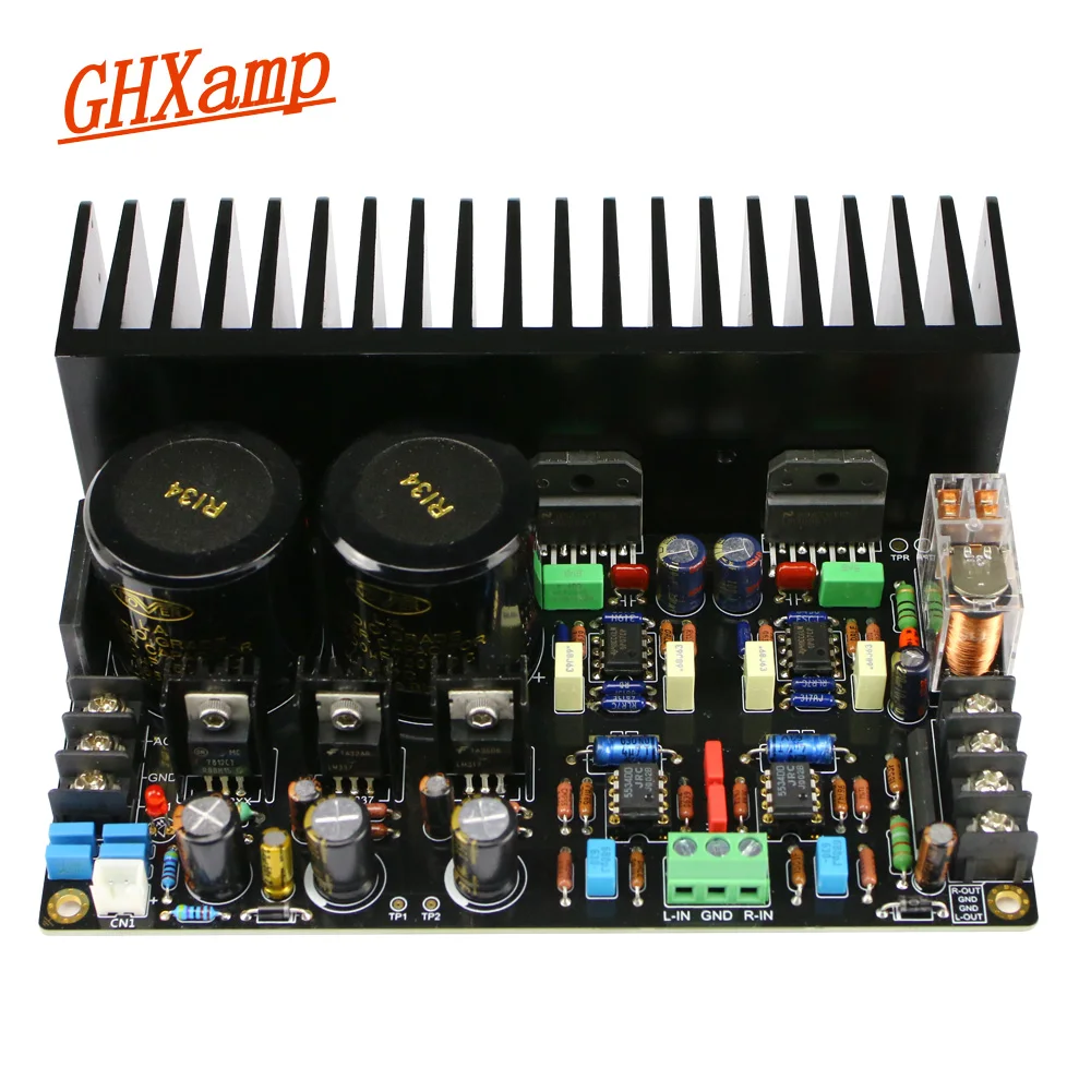 GHXAMP LM3886T Amplifier Audio Board JRC5534DD Op-Amp Full DC Servo Circuit LM317 LM337 Regulator C1237 Speaker Protection 68W*2
GHXAMP LM3886T Amplifier Audio Board JRC5534DD Op-Amp Full DC Servo Circuit LM317 LM337 Regulator C1237 Speaker Protection 68W*2