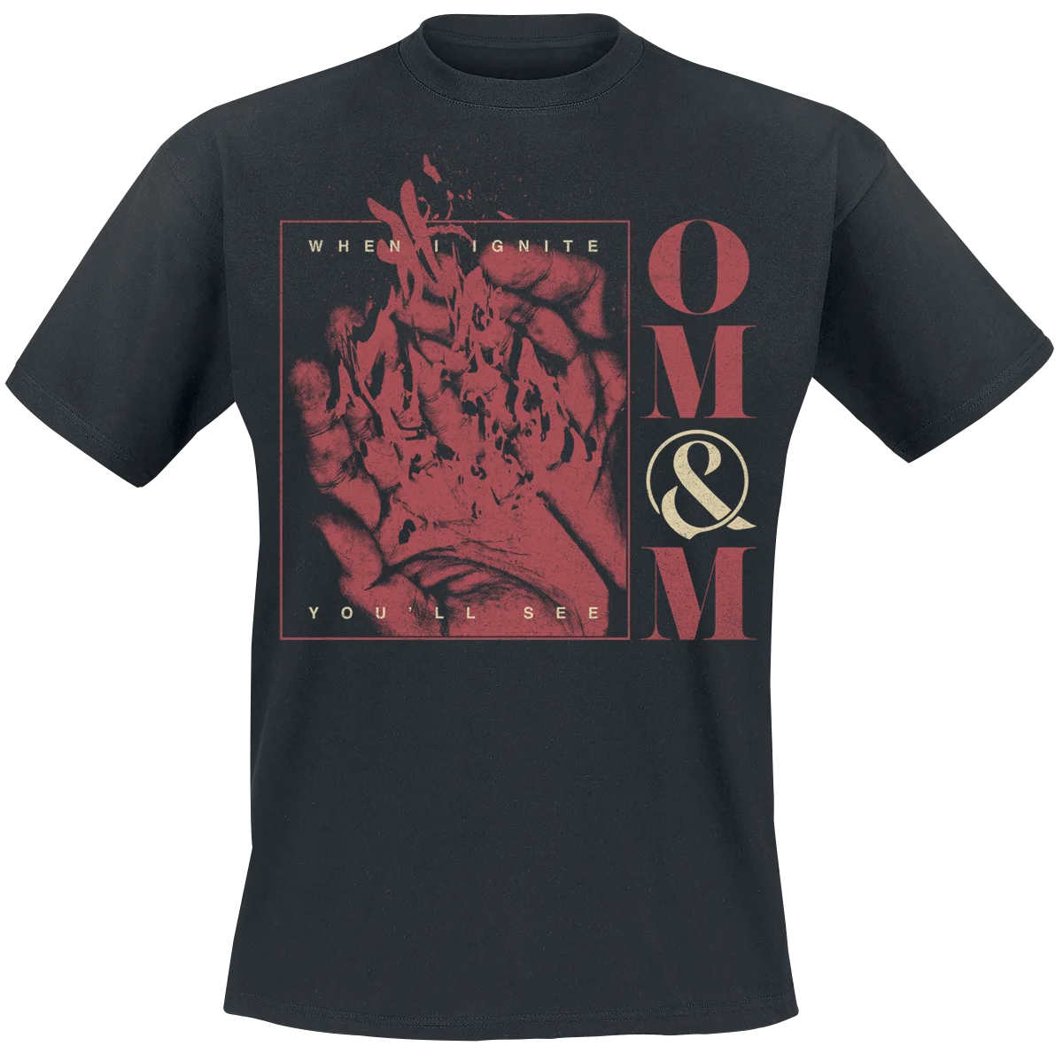 Мышей и Для мужчин Ignite Футболка черный|t-shirt m|t-shirt blackt-shirt t-shirt |