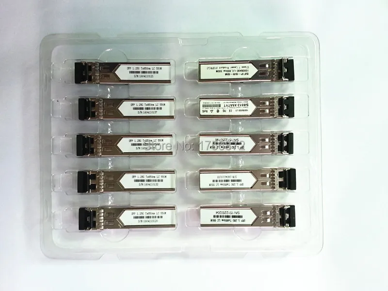 10 шт./лот 100% новый SFP-SX-MM SFP модуль приемопередатчика 1000BASE-SX 850nm 550M дуплекс LC Разъем 100% совместимый
10 шт./лот 100% новый SFP-SX-MM SFP модуль приемопередатчика 1000BASE-SX 850nm 550M дуплекс LC Разъем 100% совместимый