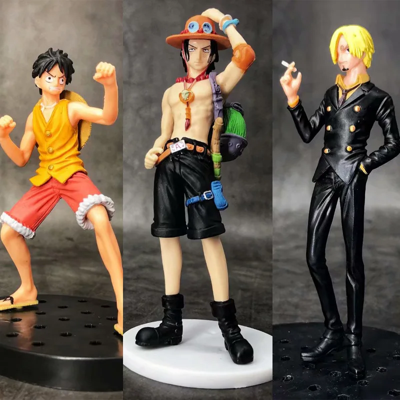 3pcs/set One Piece Figure Ace Luffy fight Vinsmoke Sanji Action Figure PVC Anime Cartoon Doll PVC Furnishing articles Model Toy
3pcs/set One Piece Figure Ace Luffy fight Vinsmoke Sanji Action Figure PVC Anime Cartoon Doll PVC Furnishing articles Model Toy