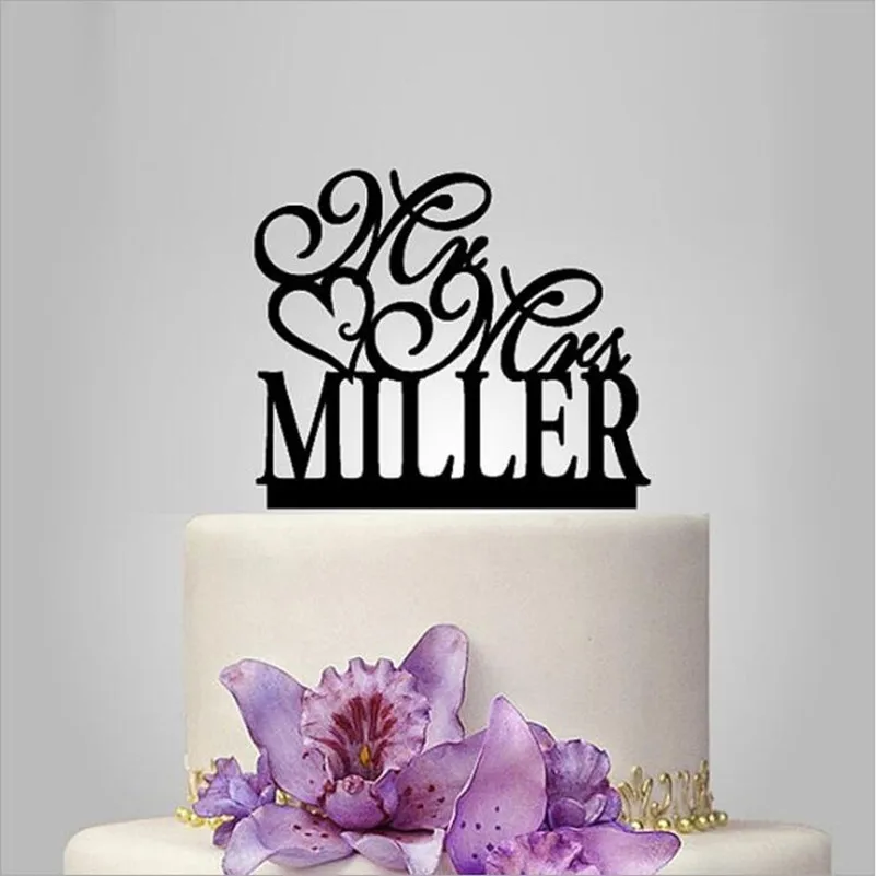 Fashion Wedding Cake Topper Custom Name and Mr Mrs, Custom Name Cake Toppers Monogram Wedding Party Decoration
Fashion Wedding Cake Topper Custom Name and Mr Mrs, Custom Name Cake Toppers Monogram Wedding Party Decoration