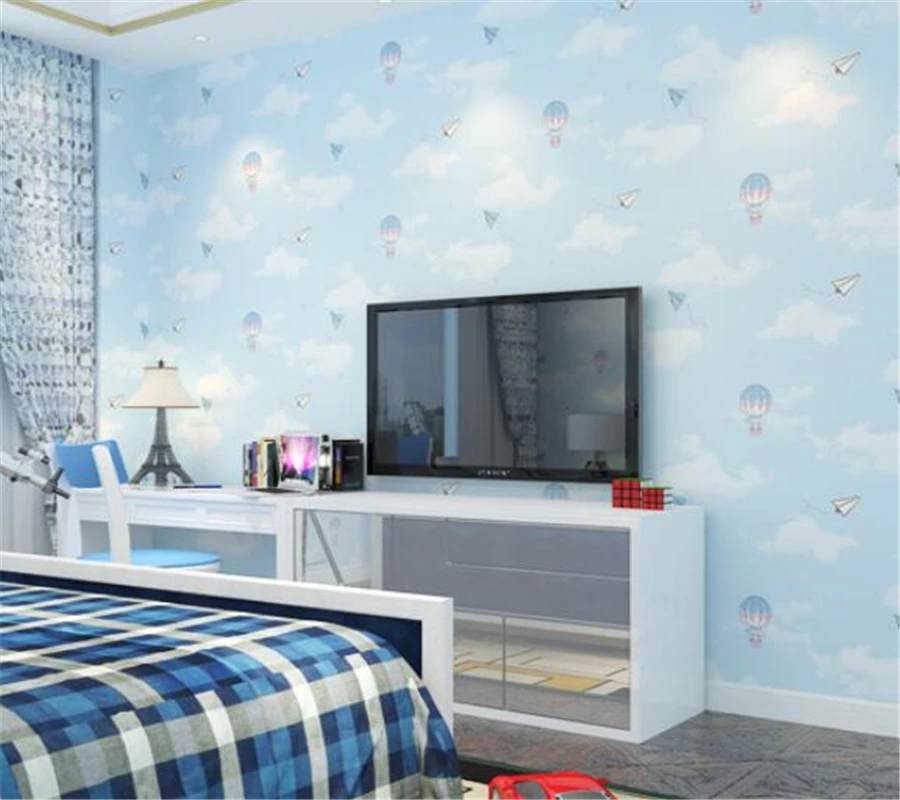 Beibehang Kids room wallpaper cartoon hot air balloon environmental 3D wall paper pink girl bedroom bedside background wallpaper
Beibehang Kids room wallpaper cartoon hot air balloon environmental 3D wall paper pink girl bedroom bedside background wallpaper