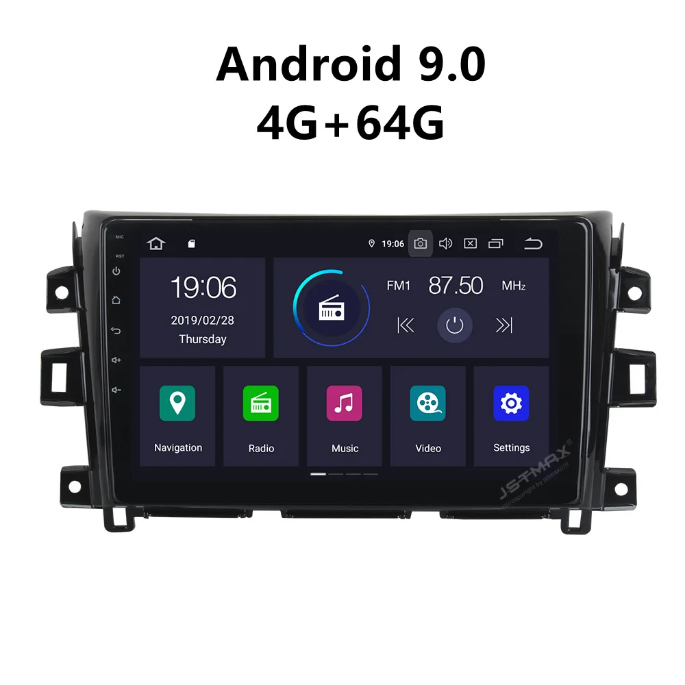 JSTMAX 10.2" Android 9.0 4GB+64GB Car GPS Radio Player for Nissan Navara 2015 2016 2017 Multimedia player DAB IPS Touch Screen
JSTMAX 10.2" Android 9.0 4GB+64GB Car GPS Radio Player for Nissan Navara 2015 2016 2017 Multimedia player DAB IPS Touch Screen