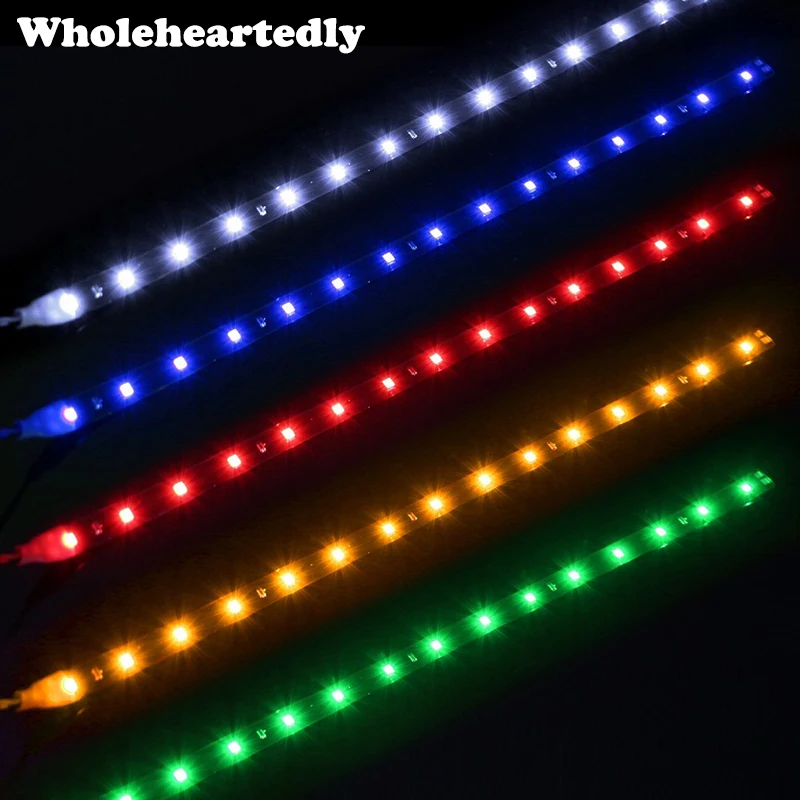 2Pcs Car Auto Decorative LED Flexible Strip DRL Waterproof Car LED Daytime Running Light 12V 30cm 15SMD Car LED Strip Light
2Pcs Car Auto Decorative LED Flexible Strip DRL Waterproof Car LED Daytime Running Light 12V 30cm 15SMD Car LED Strip Light