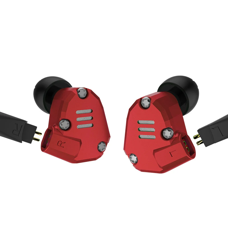 KZ ZS6 2DD + 2BA Гибридный в ухо наушник Monito Запуск Спорт bluetooth наушники Металлические