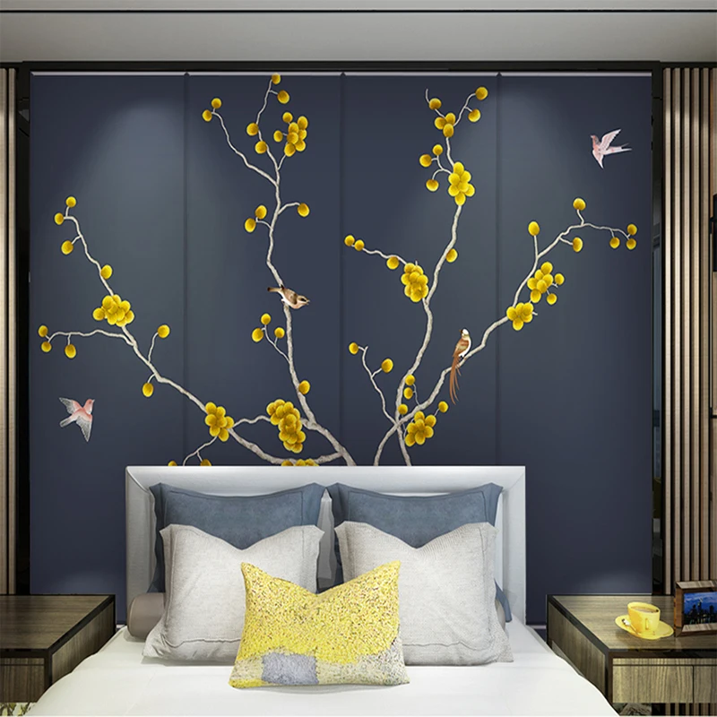 Modern Creative Hand-Painted Fine Brushwork Flower And Bird Rich Tree Wall Cloth Living Room TV Wall Decoration Mural Wall Paper
Modern Creative Hand-Painted Fine Brushwork Flower And Bird Rich Tree Wall Cloth Living Room TV Wall Decoration Mural Wall Paper