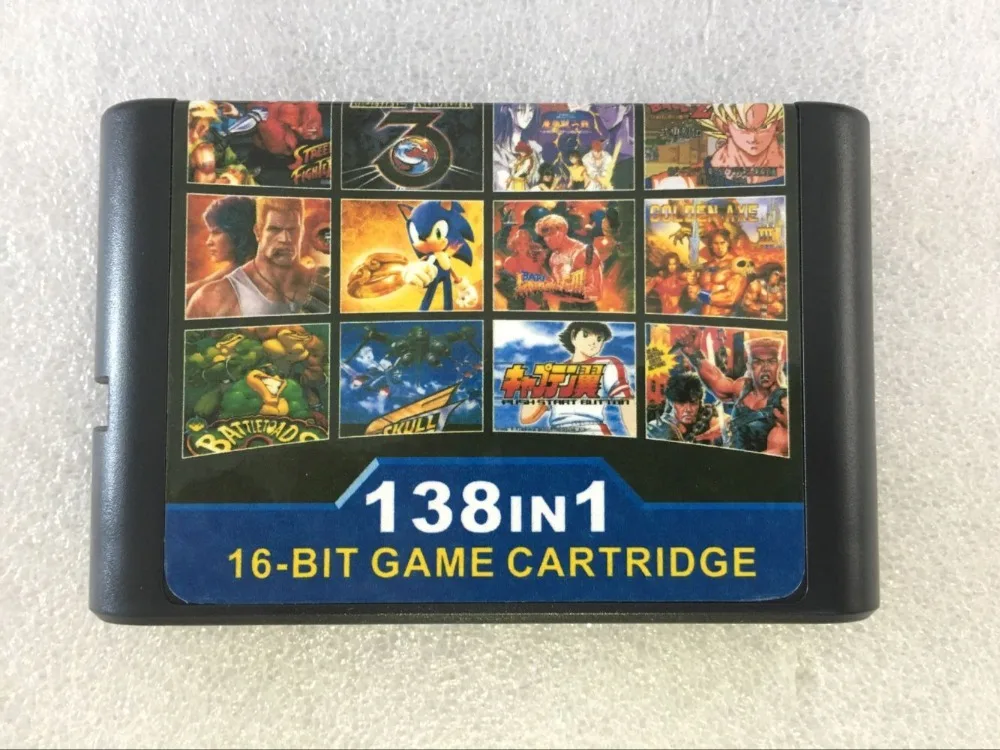 The Best 138 in 1 Game Cartridge 16 bit MD Game Card For Sega Mega Drive For Sega Genesis,for original console and Miscellaneous
The Best 138 in 1 Game Cartridge 16 bit MD Game Card For Sega Mega Drive For Sega Genesis,for original console and Miscellaneous