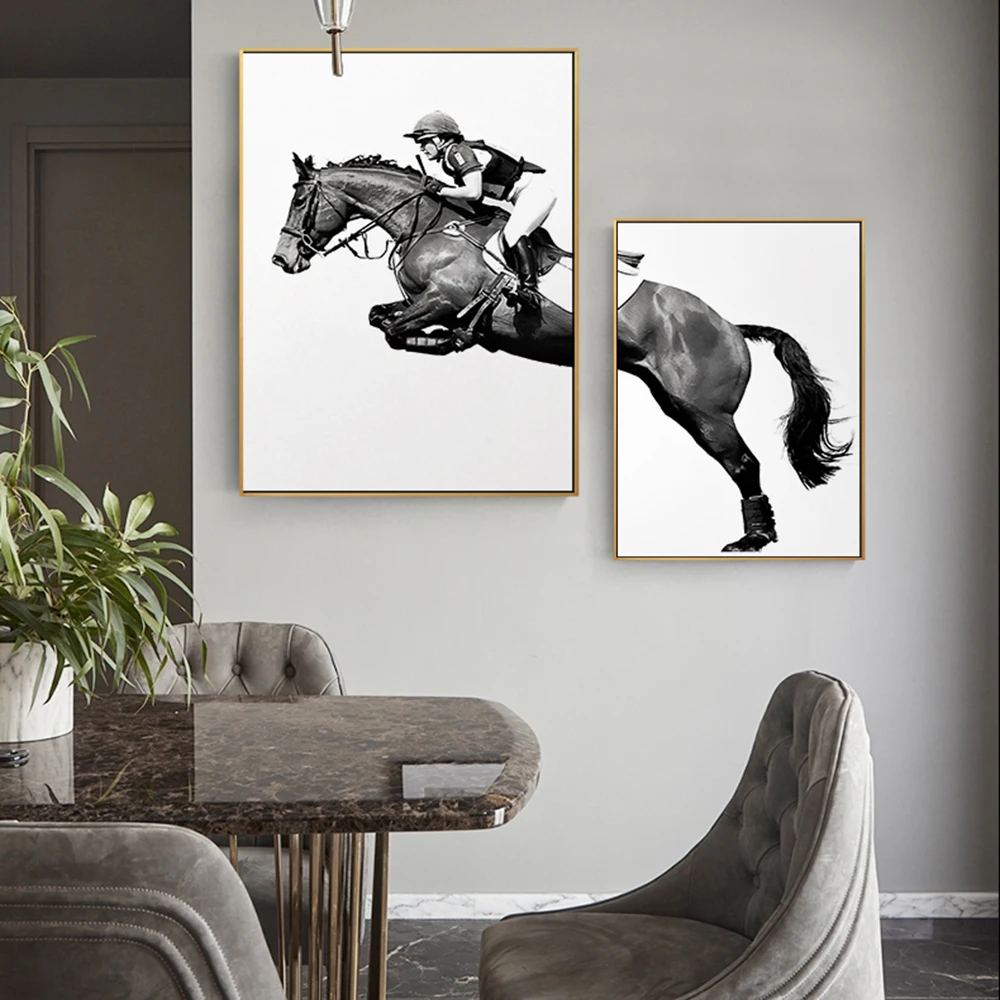 Two Panels Knight Canvas Art Paintings Modern Art Canvas Prints Black And White Horse Modular Pictures Nordic Wall Decoration
Two Panels Knight Canvas Art Paintings Modern Art Canvas Prints Black And White Horse Modular Pictures Nordic Wall Decoration