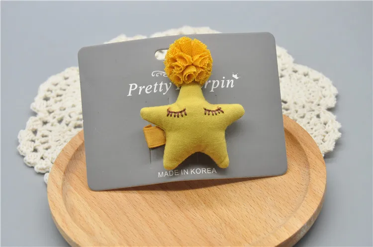 Boutique 20pcs Fashion Cute Gauze Pom Pom Star Hairpins Solid Cartoon Hair Clips Princess Headwear Hair Accessories 
Boutique 20pcs Fashion Cute Gauze Pom Pom Star Hairpins Solid Cartoon Hair Clips Princess Headwear Hair Accessories