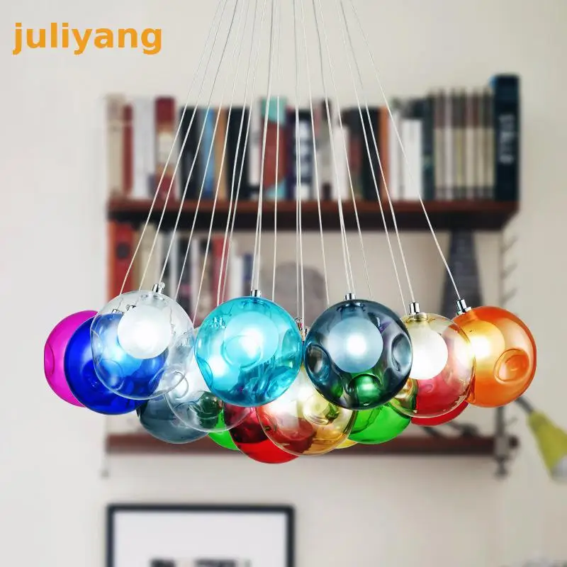 Creative colourful glass chandelier DIY colour 110v 220v stained glass hunging lighting for shop bar hall g4
Creative colourful glass chandelier DIY colour 110v 220v stained glass hunging lighting for shop bar hall g4