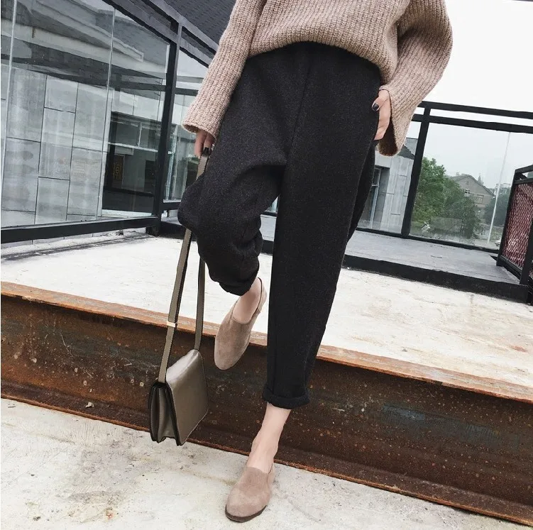 Moms Maternity Clothes Pregnancy Pants Harem Trousers Ankle Length Radish Thickened Warm Plaid Over belly Elastic Wool Pant
Moms Maternity Clothes Pregnancy Pants Harem Trousers Ankle Length Radish Thickened Warm Plaid Over belly Elastic Wool Pant