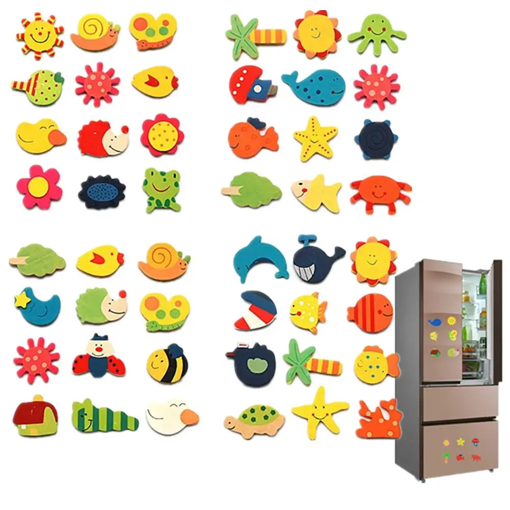 12Pcs Wooden Cartoon Sun Fish Fridge Magnet Stickers Education Kid Toy Art Decor for Children Baby Educational
12Pcs Wooden Cartoon Sun Fish Fridge Magnet Stickers Education Kid Toy Art Decor for Children Baby Educational