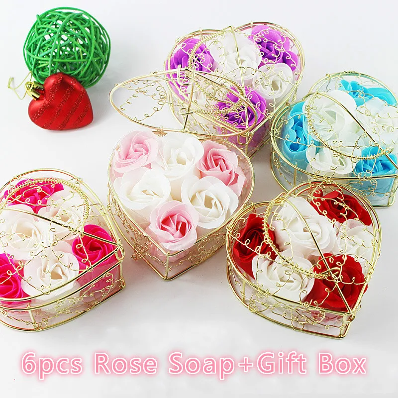 6pcs/box Bathing Soap Artificial Flower Gift Heart Shaped Rose Bathing Soap Day Mother's Day Wedding Party Gift 10 Cm X 6 Cm
6pcs/box Bathing Soap Artificial Flower Gift Heart Shaped Rose Bathing Soap Day Mother's Day Wedding Party Gift 10 Cm X 6 Cm