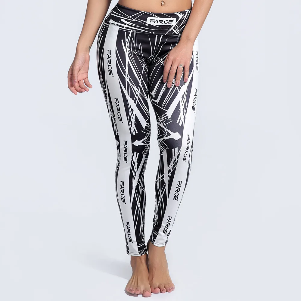 Women Black & White Lines Fitness Quick Dry Exercise Leggings High Waist Full Length Stretch Fiber Energy Pants Workout Trousers
Women Black & White Lines Fitness Quick Dry Exercise Leggings High Waist Full Length Stretch Fiber Energy Pants Workout Trousers
