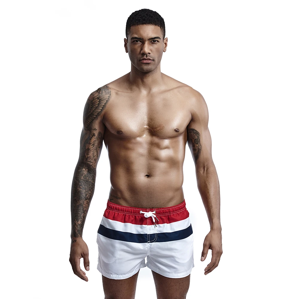 Men's White Red Patchwork Beach Pants Surfing Sport Shorts Quick Dry Beach Shorts Gay Bermuda Boardshort Beach Men Swimsuit
Men's White Red Patchwork Beach Pants Surfing Sport Shorts Quick Dry Beach Shorts Gay Bermuda Boardshort Beach Men Swimsuit