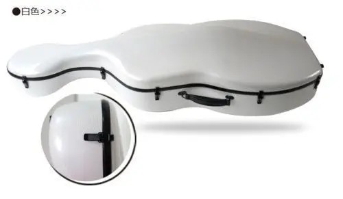 white color carbon fiber cello case 4/4.strong ,light in weight with two back wheels
white color carbon fiber cello case 4/4.strong ,light in weight with two back wheels