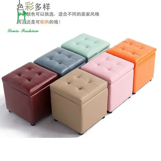 Louis Fashion PU leather stool storage box feet square for children and adults with cloth shoes
Louis Fashion PU leather stool storage box feet square for children and adults with cloth shoes