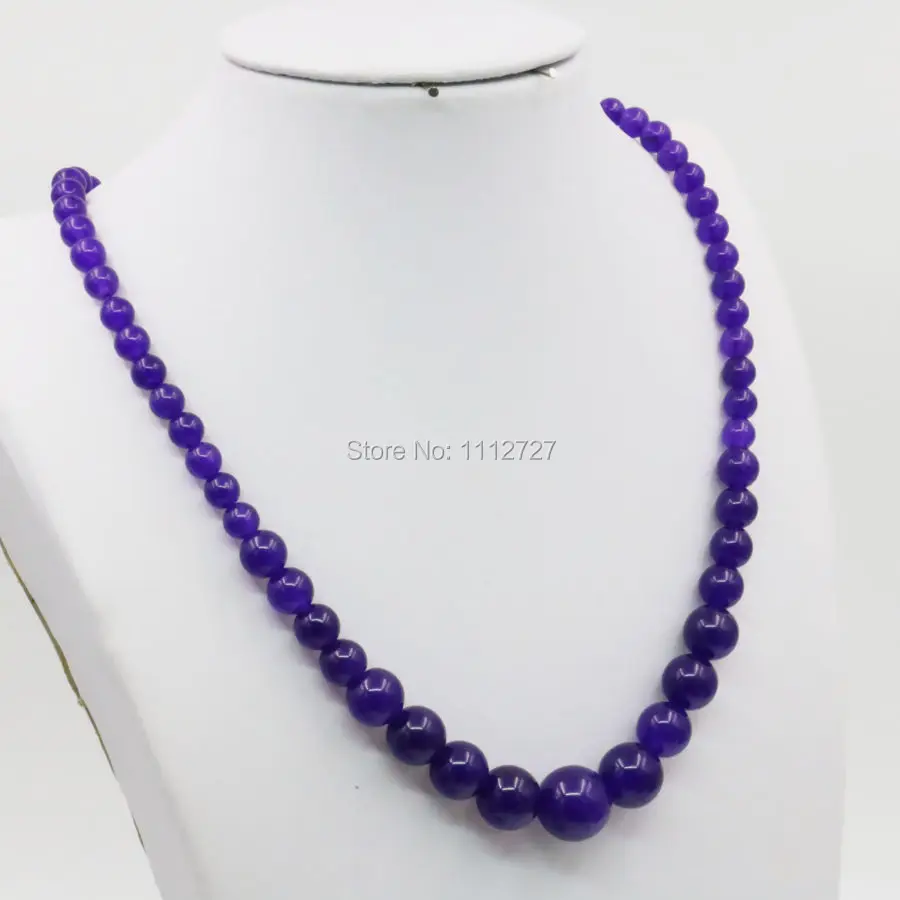 6-14mm Tower Necklace Chain Purple Chalcedony Crystal Lucky Semi Finished Stones Ball Gift 18inch Beads Jewelry Gifts Accessory
6-14mm Tower Necklace Chain Purple Chalcedony Crystal Lucky Semi Finished Stones Ball Gift 18inch Beads Jewelry Gifts Accessory