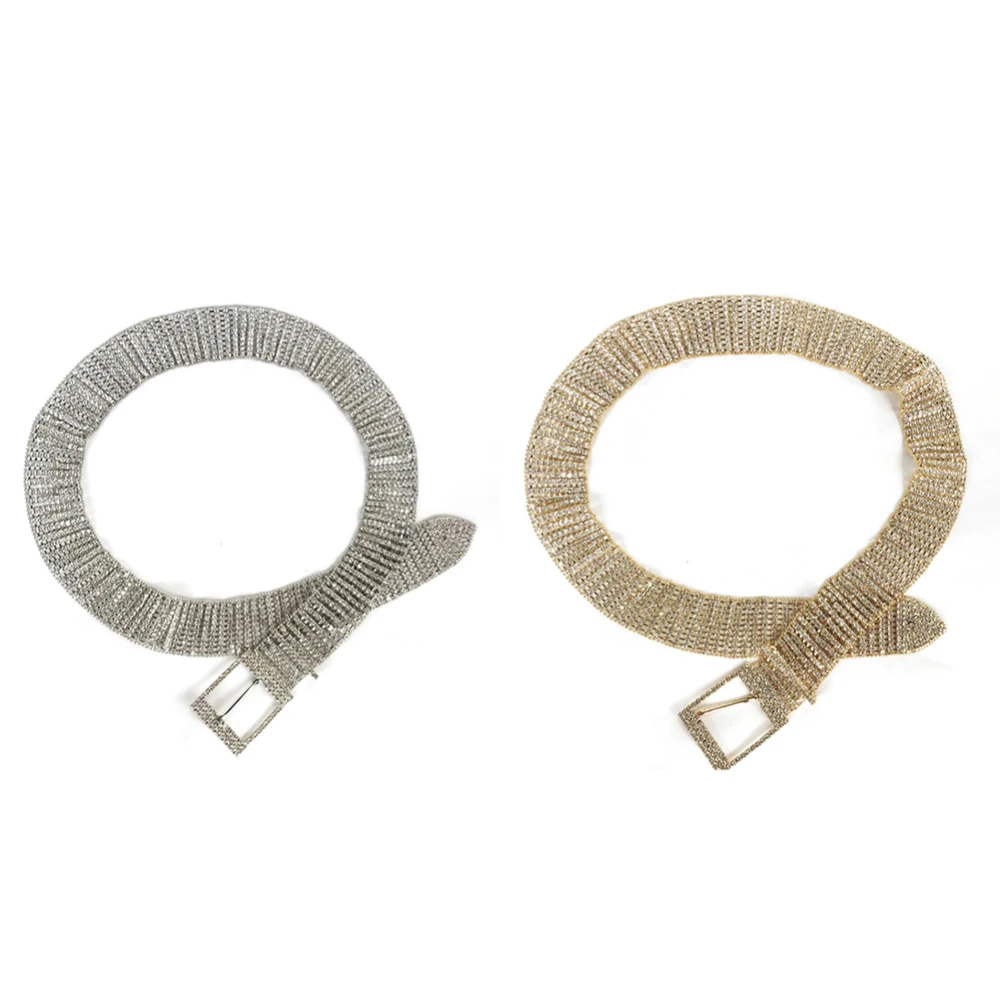 Fashion Women's 10 Rows Full Rhinestone Shiny Waist Belts Waistband Party Dress Belt Waist Belts Women Crystal Chain Bride Wide
Fashion Women's 10 Rows Full Rhinestone Shiny Waist Belts Waistband Party Dress Belt Waist Belts Women Crystal Chain Bride Wide