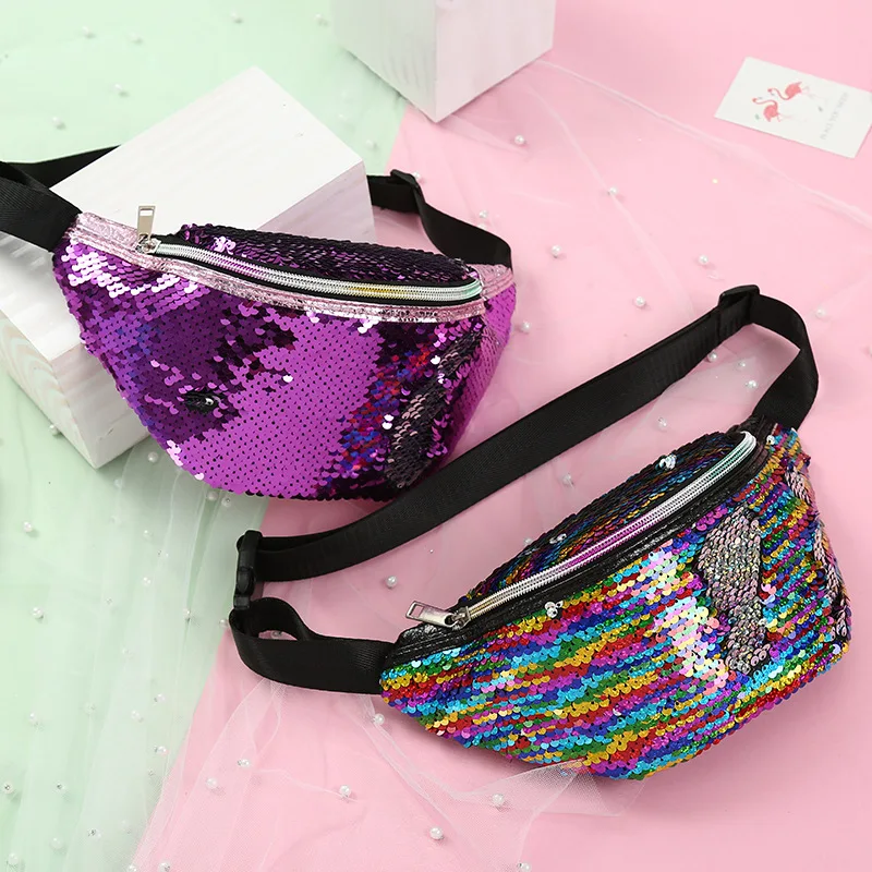 Sequins Waist Bags Women Belt Bags Fanny Packs Bum Bag Phone Zipper Waist Pouch 2019 New
Sequins Waist Bags Women Belt Bags Fanny Packs Bum Bag Phone Zipper Waist Pouch 2019 New