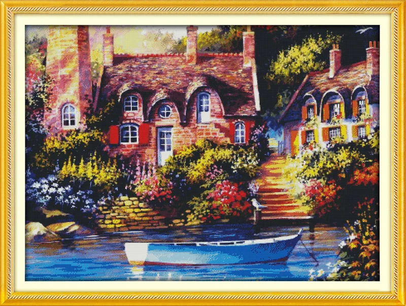 Beautiful Fairy-tale cottage Printed Canvas DMC Counted Chinese Cross Stitch Kits printed Cross-stitch set Embroidery Needlework
Beautiful Fairy-tale cottage Printed Canvas DMC Counted Chinese Cross Stitch Kits printed Cross-stitch set Embroidery Needlework