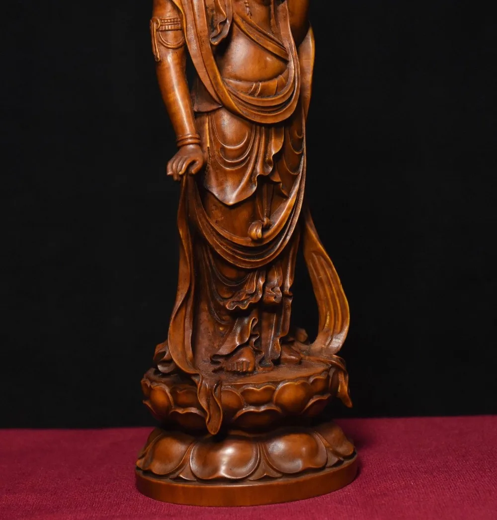 christmas China Buddhism Boxwood Carve stand Kwan-yin Guan Yin Boddhisattva Buddha Statue halloween
christmas China Buddhism Boxwood Carve stand Kwan-yin Guan Yin Boddhisattva Buddha Statue halloween